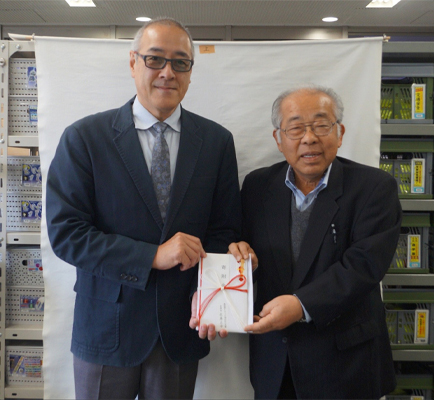 島根県トラック協会松江支部様による寄付金の贈呈について